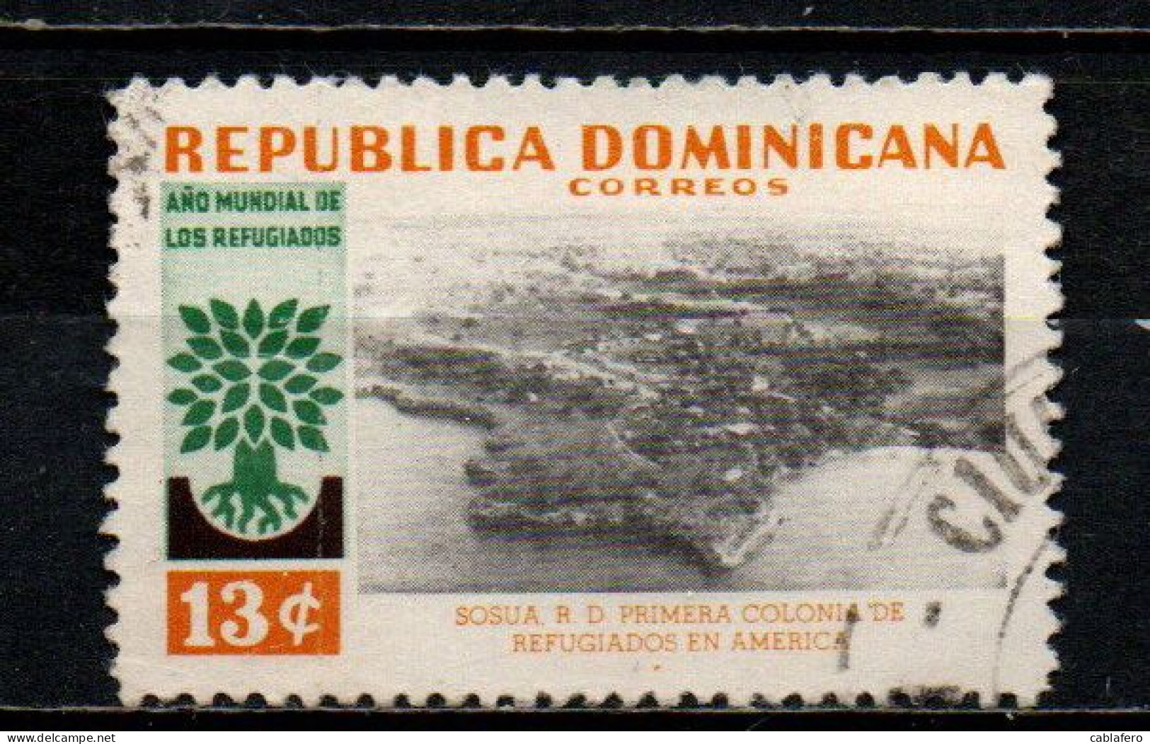 REPUBBLICA DOMENICANA - 1960 - ANNO INTERNAZIONALE DEL RIFUGIATO - USATO - Dominican Republic