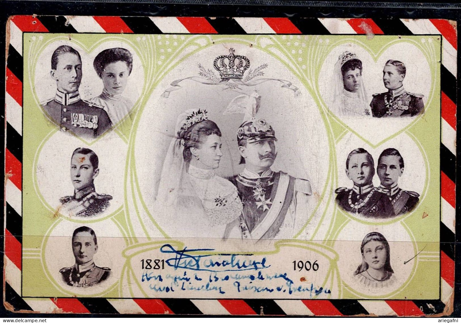 GUATEMALA  1907 POSTCARD ROYAL FAMILY VF!! - Guatemala