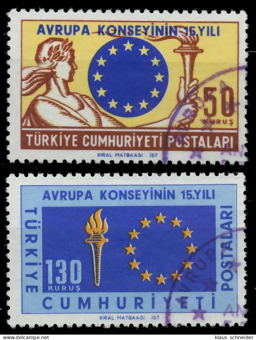 TÜRKEI 1964 Nr 1901-1902 Gestempelt X5DFFC2 - Used Stamps