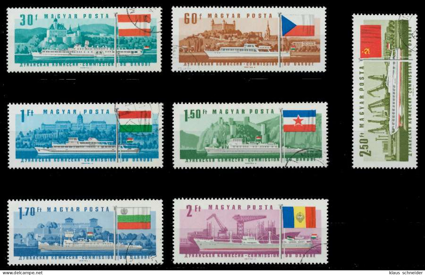UNGARN 1967 Nr 2323A-2329A Gestempelt X5E027A - Used Stamps