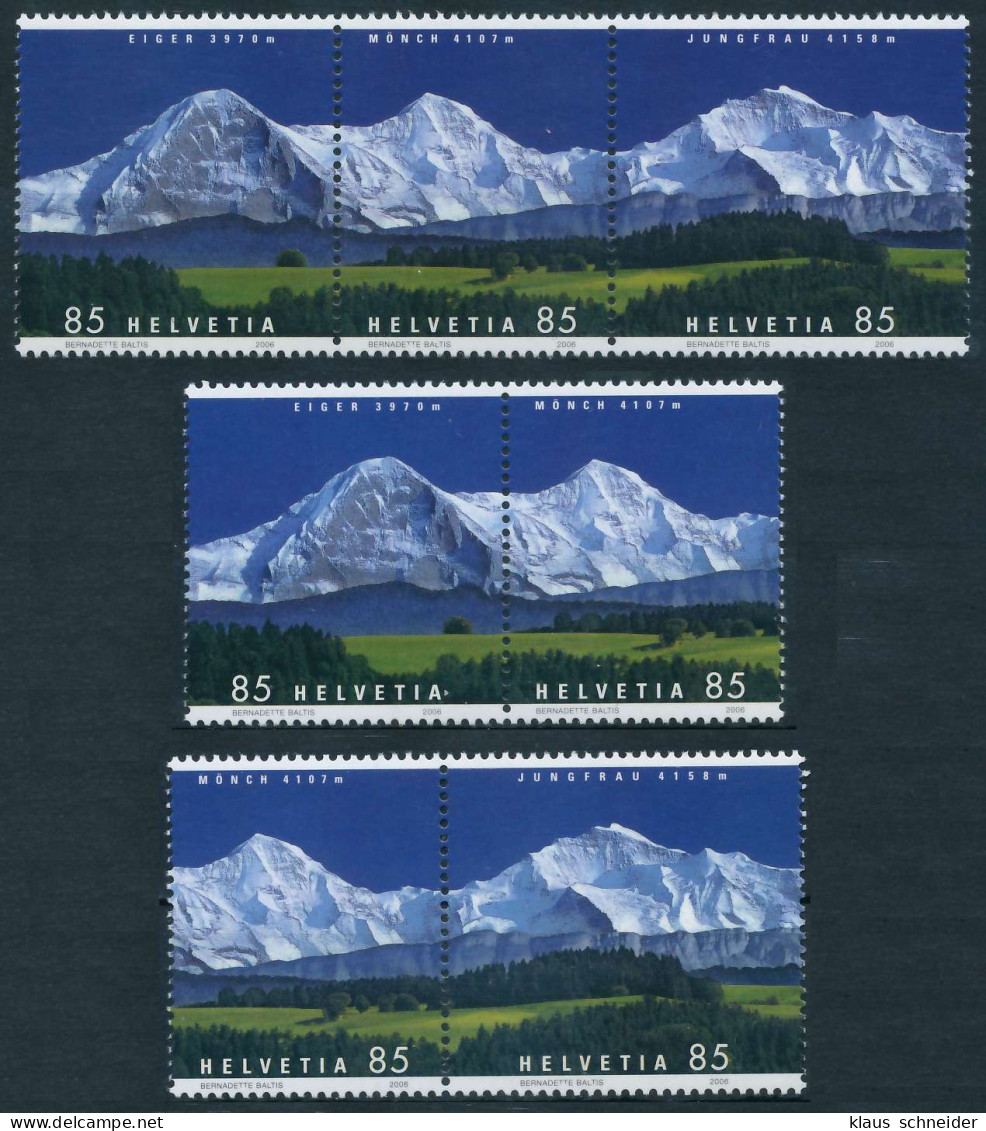 SCHWEIZ 2006 Nr WZd62-WZd64 Postfrisch X6916C6 - Unused Stamps