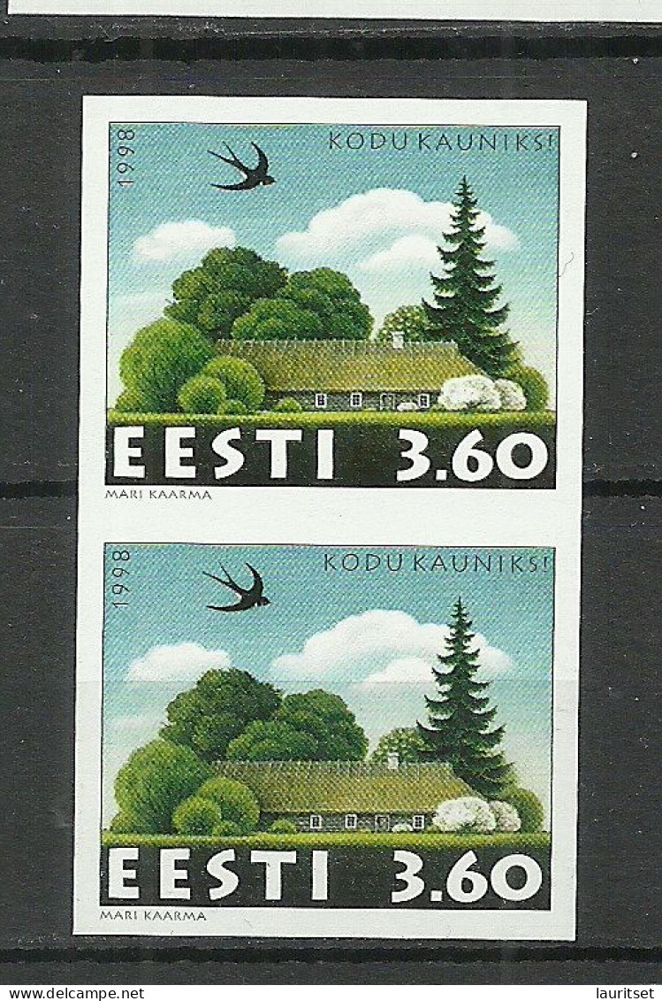 ESTLAND Estonia 1998 Michel 327 U As Pair MNH - Estonia