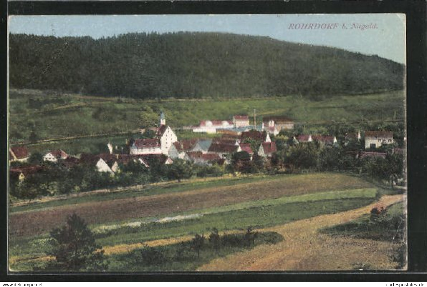 AK Rohrdorf /Nagold, Panorama Mit Ort Und Landschaft  - Nagold
