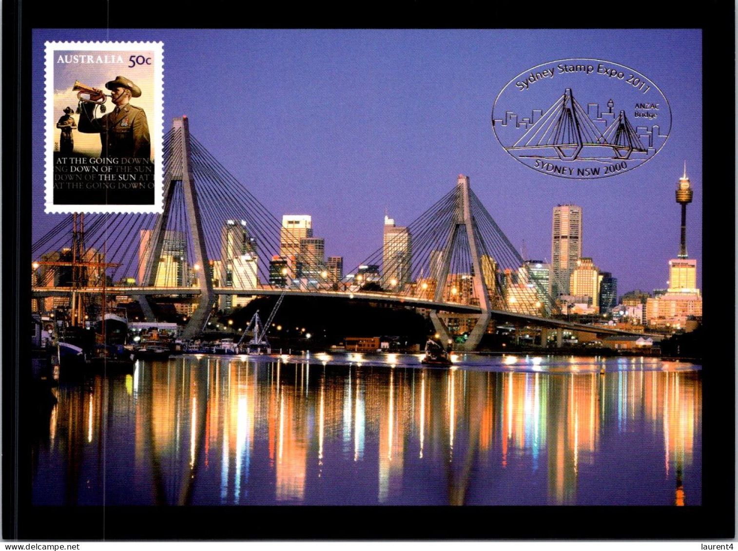 4-4-2024 (1 Z 5) Australia (maxicard) ANZAC Bridge X 1 (if No Purchase This Item WILL NOT Be Re-listed For Sale) - Maximum Cards