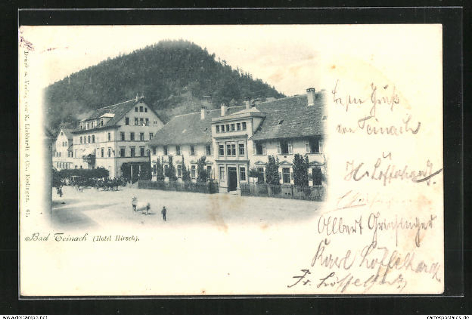 AK Bad Teinach, Hotel Hirsch  - Bad Teinach