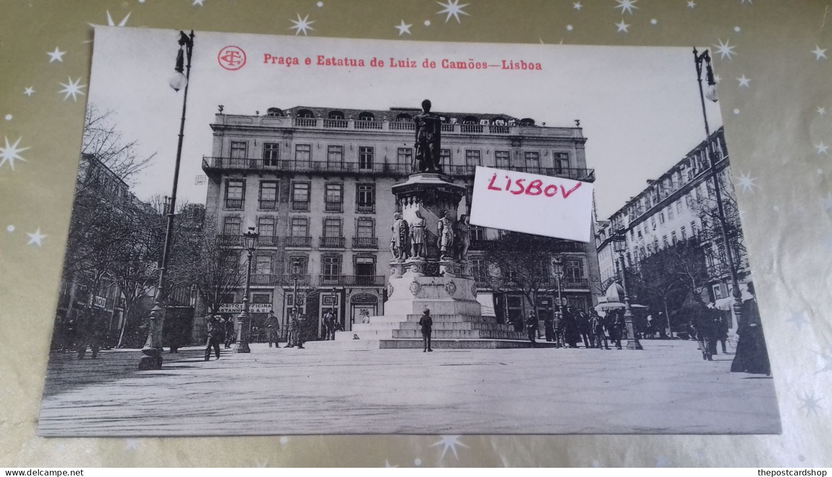 LISBOA (Portugal) - Praça E Estatua Do Poeta Luiz De Camoes Unused - Lisboa