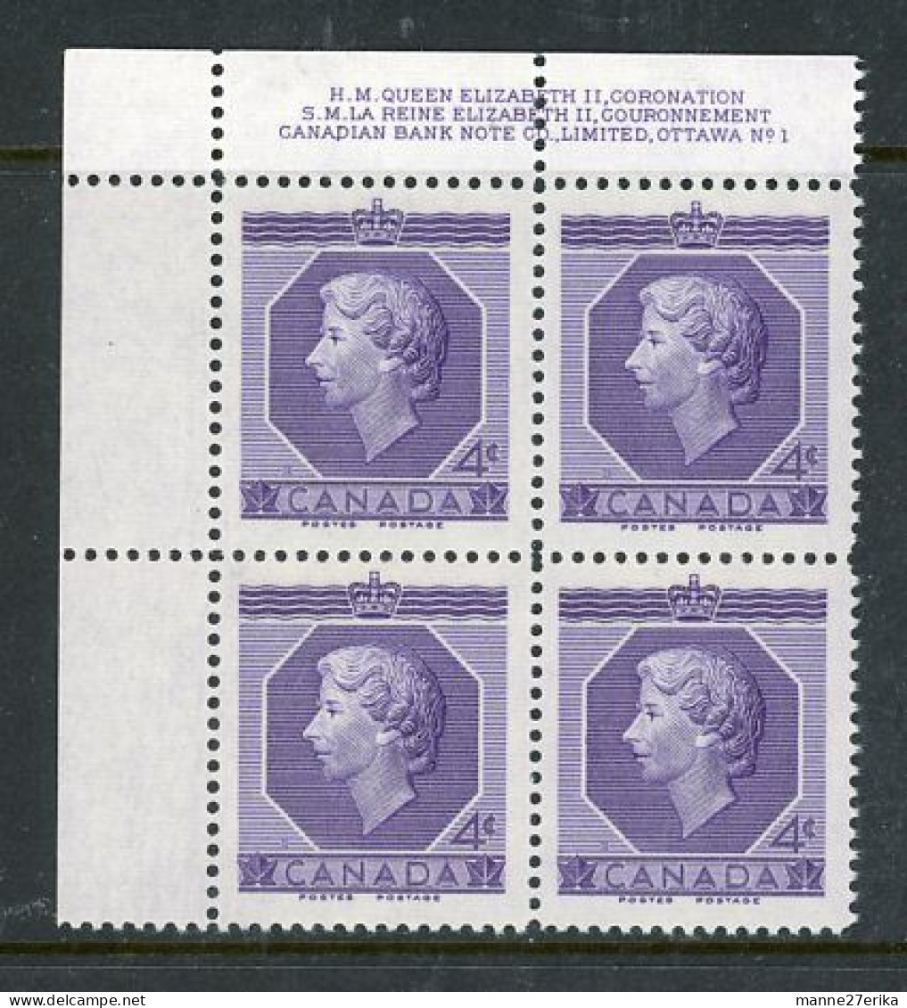 Canada MNH PB 1953 Queen Elizabeth Ll Coronation - Neufs