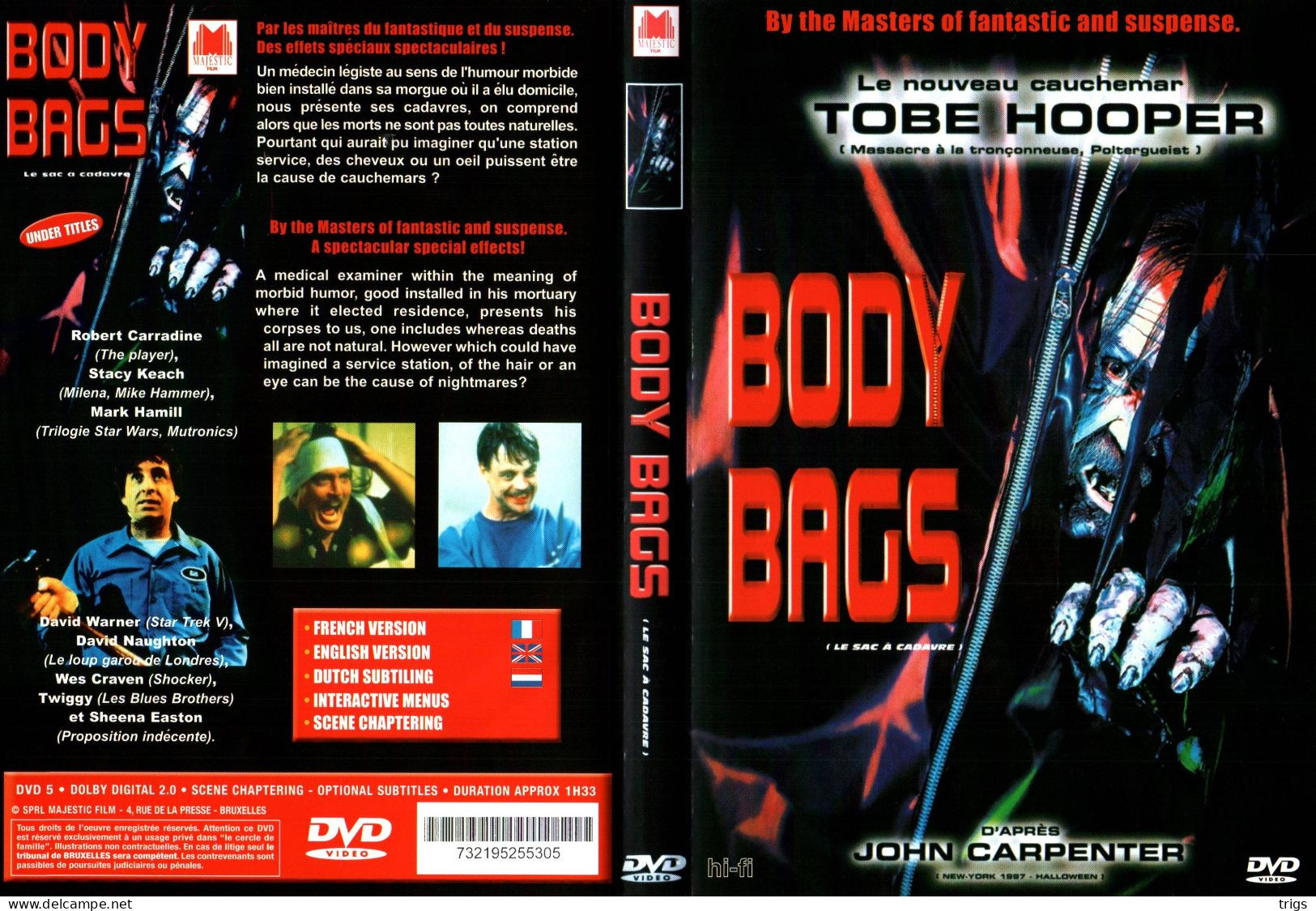 DVD - Body Bags - Horror