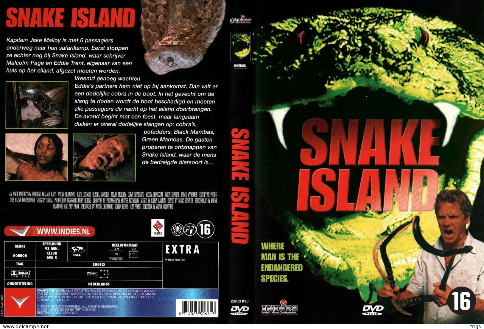 DVD - Snake Island - Horror