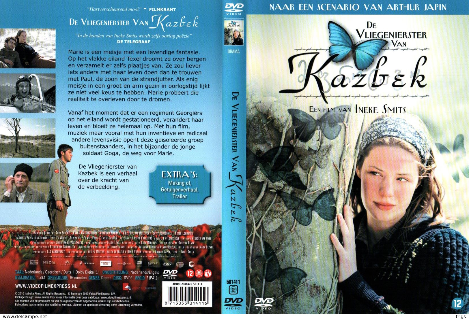 DVD - De Vliegenierster Van Kazbek - Dramma