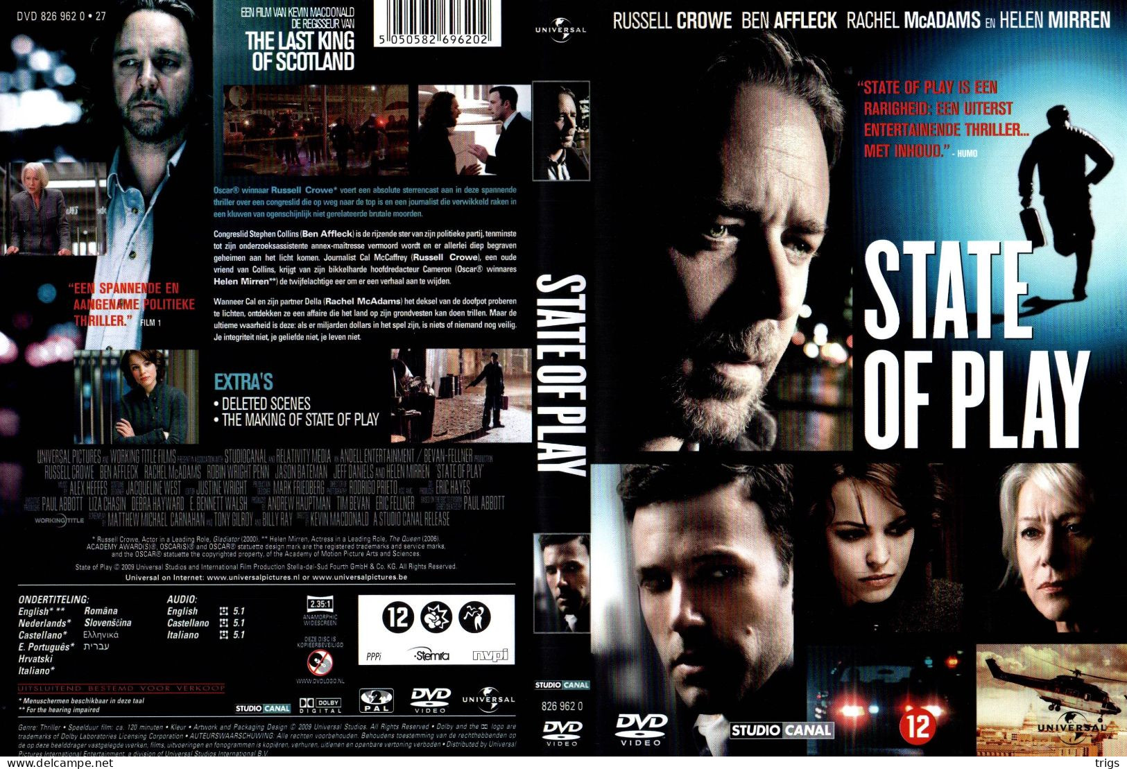 DVD - State Of Play - Crime