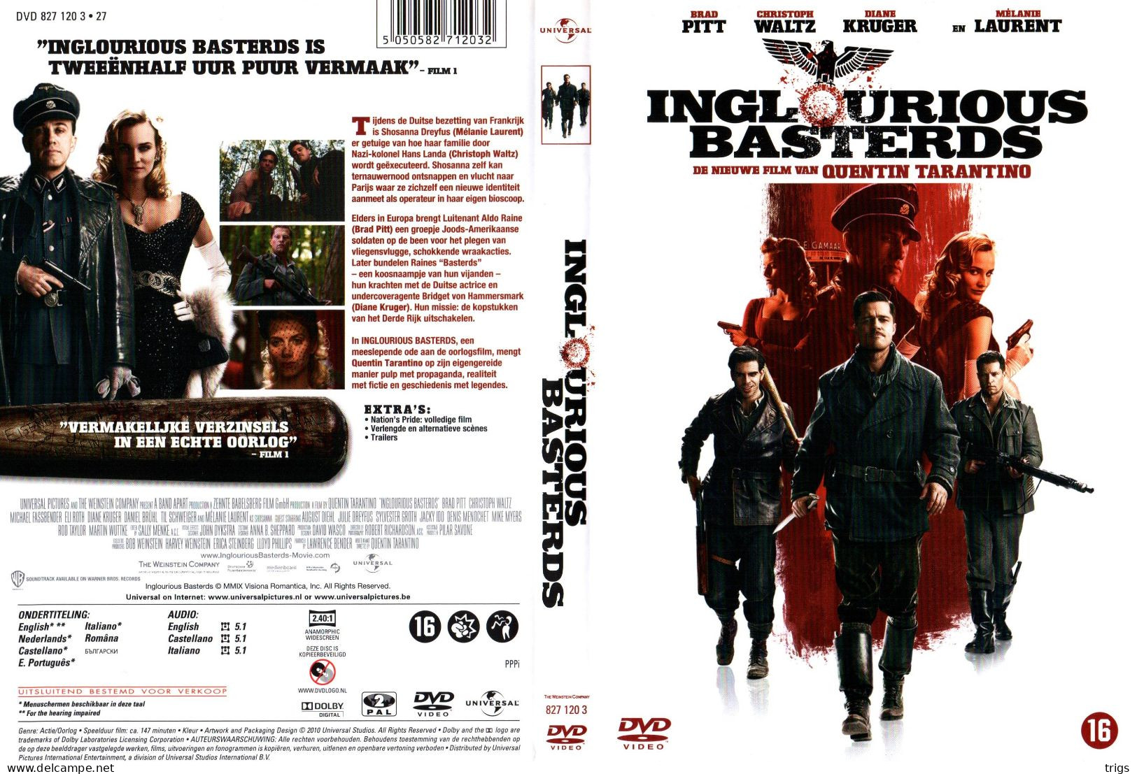 DVD - Inglourious Basterds - Drame