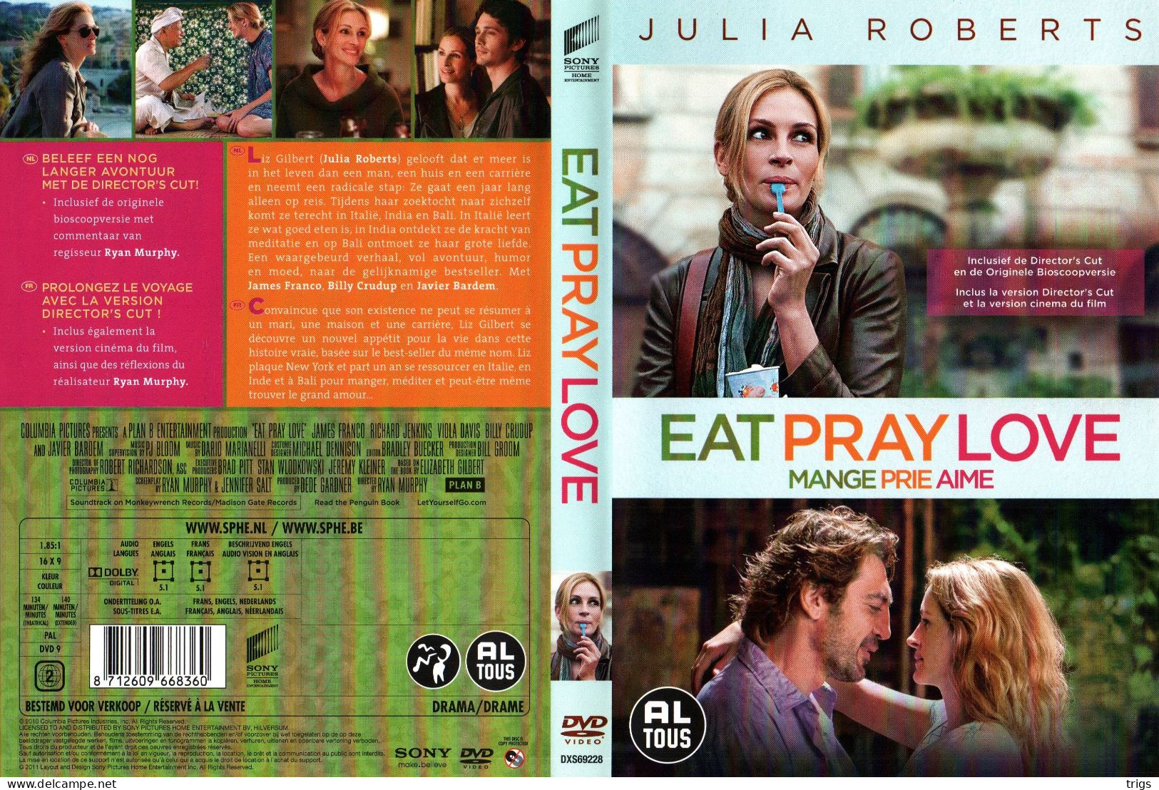 DVD - Eat Pray Love - Drama
