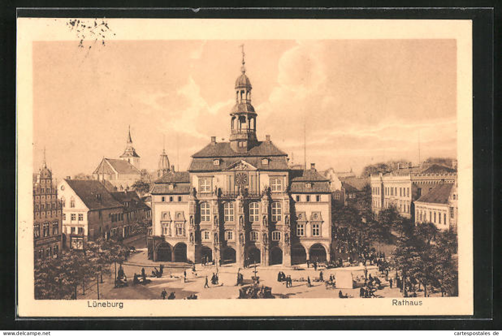 AK Lüneburg, Blick Auf Das Rathaus  - Lüneburg