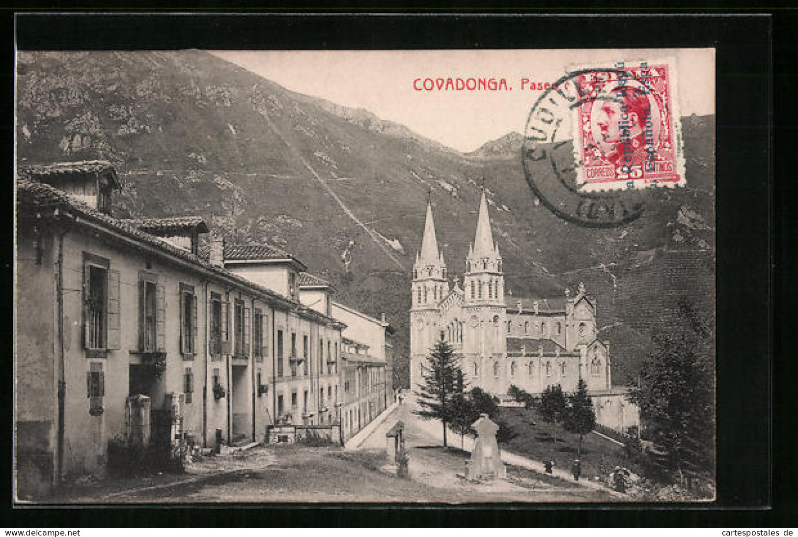 Postal Covadonga, Paseo De Covadonga  - Asturias (Oviedo)