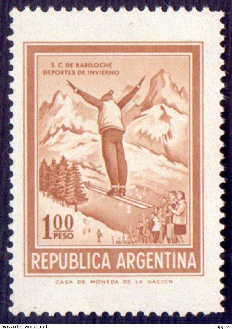 ARGENTINA - SKI JUMPS AND FLIGHTS - **MNH - Skiing