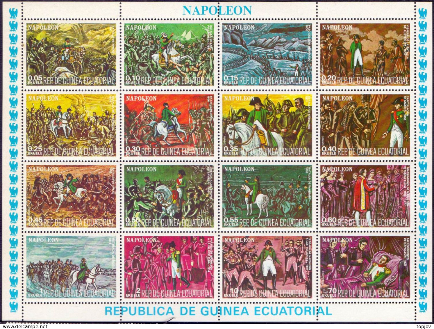 GUINEE ECUATORIAL - NAPOLEO BATLE  - **MNH - 1974 - Napoleone