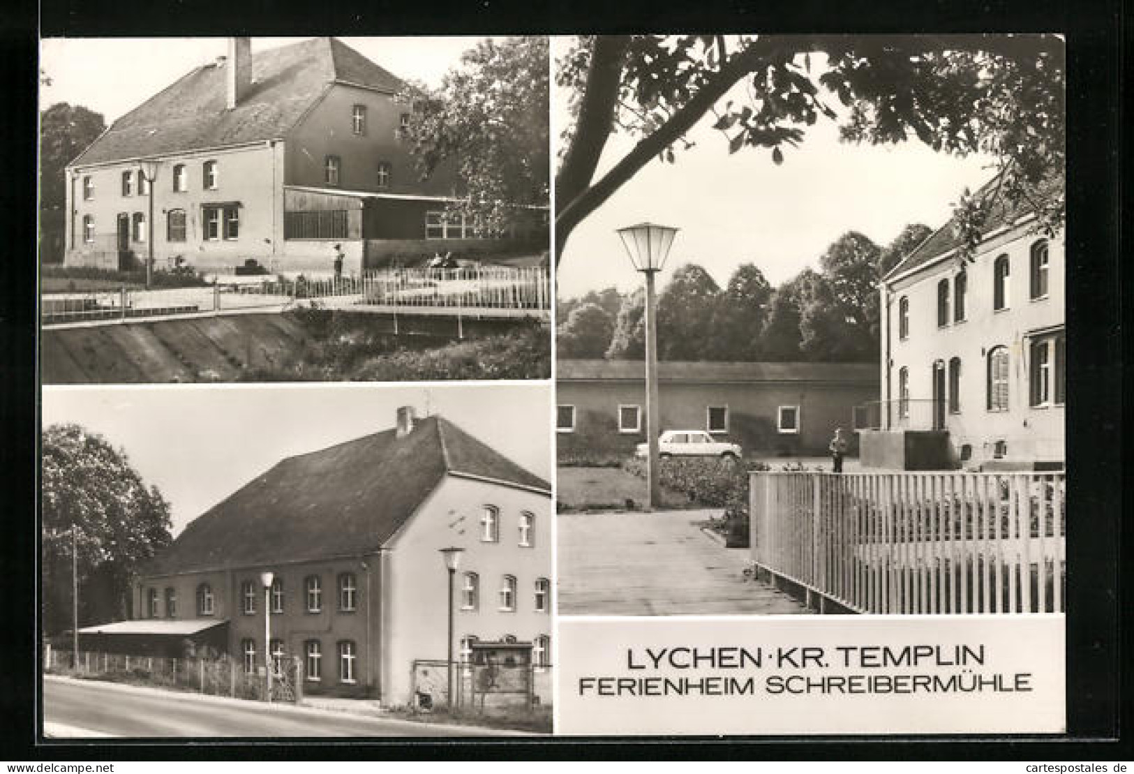 AK Lychen, Ferienheim Schreibermühle Des VEB RFT Fernmeldeheim Leipzig  - Lychen
