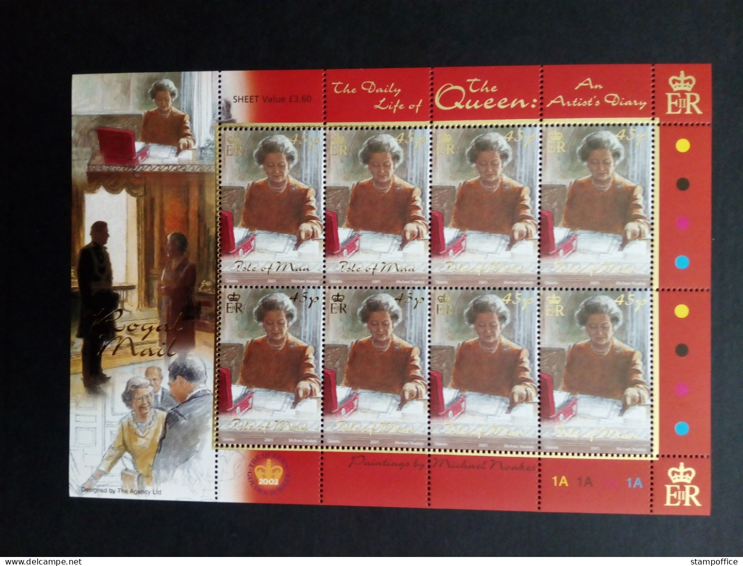 ISLE OF MAN MI-NR. 943-948 POSTFRISCH(MINT) KLEINBOGENSATZ QUEEN ELISABETH II. 2001 - Isla De Man