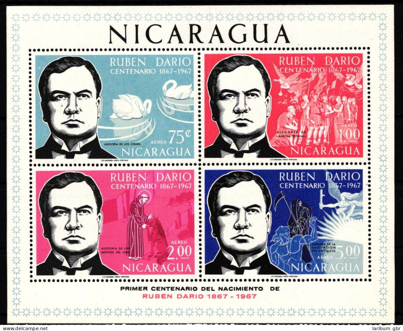 Nicaragua Block 66 Postfrisch #JQ534 - Nicaragua