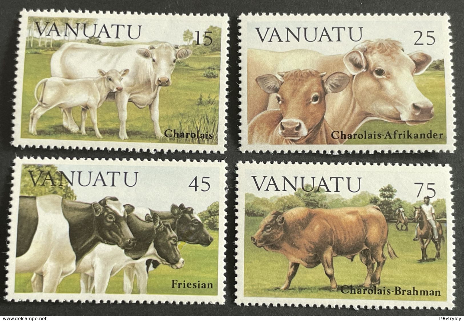 VANUATU - MNH** - 1990  - # CATTLE - Vanuatu (1980-...)