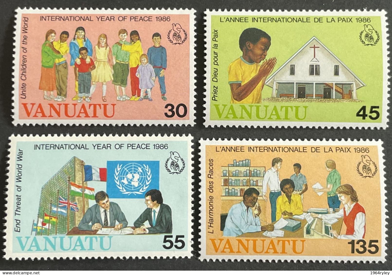 VANUATU - MNH** - 1986  - # 751/754 - Vanuatu (1980-...)
