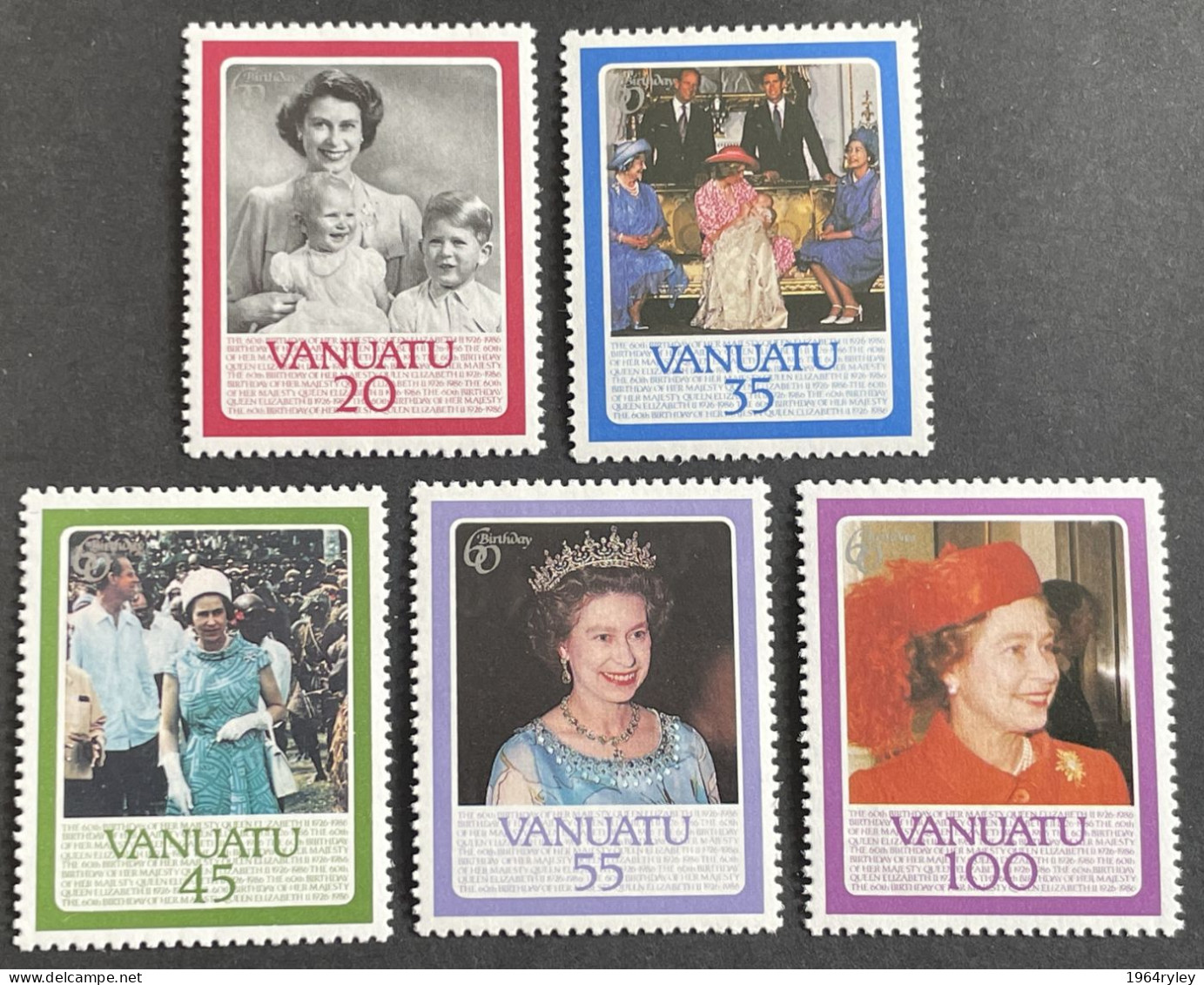 VANUATU - MNH** - 1986  - # 735/739 - Vanuatu (1980-...)