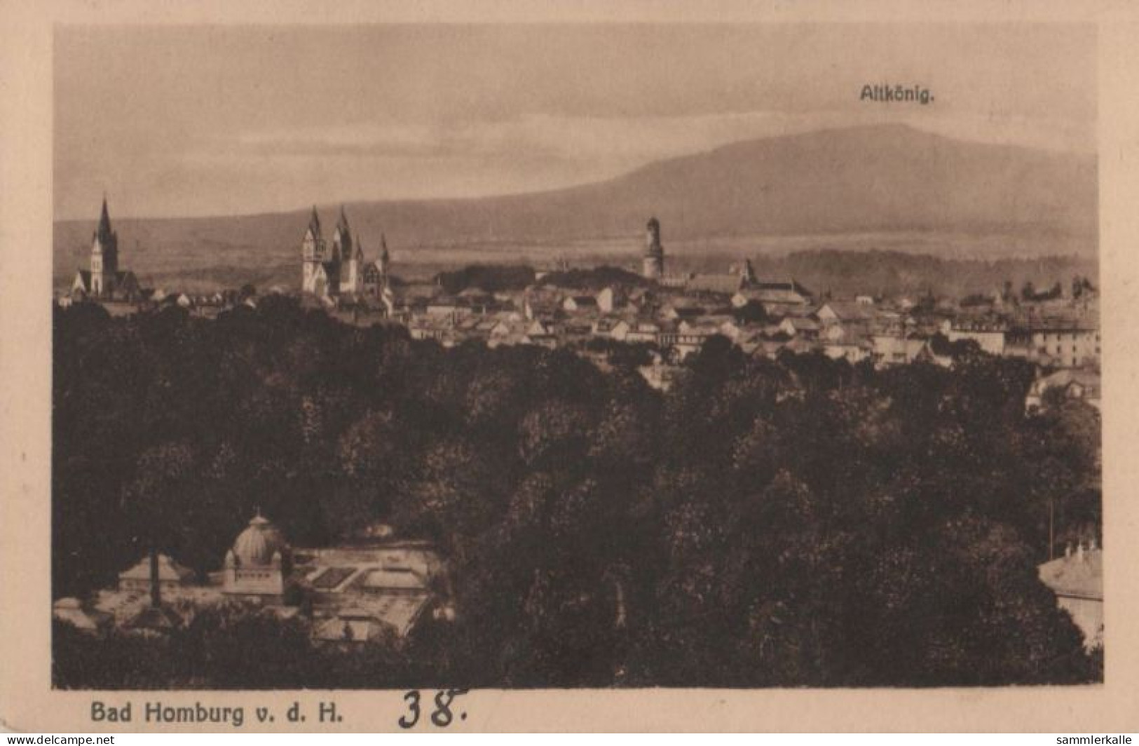 46974 - Bad Homburg - Mit Altkönig - Ca. 1935 - Bad Homburg