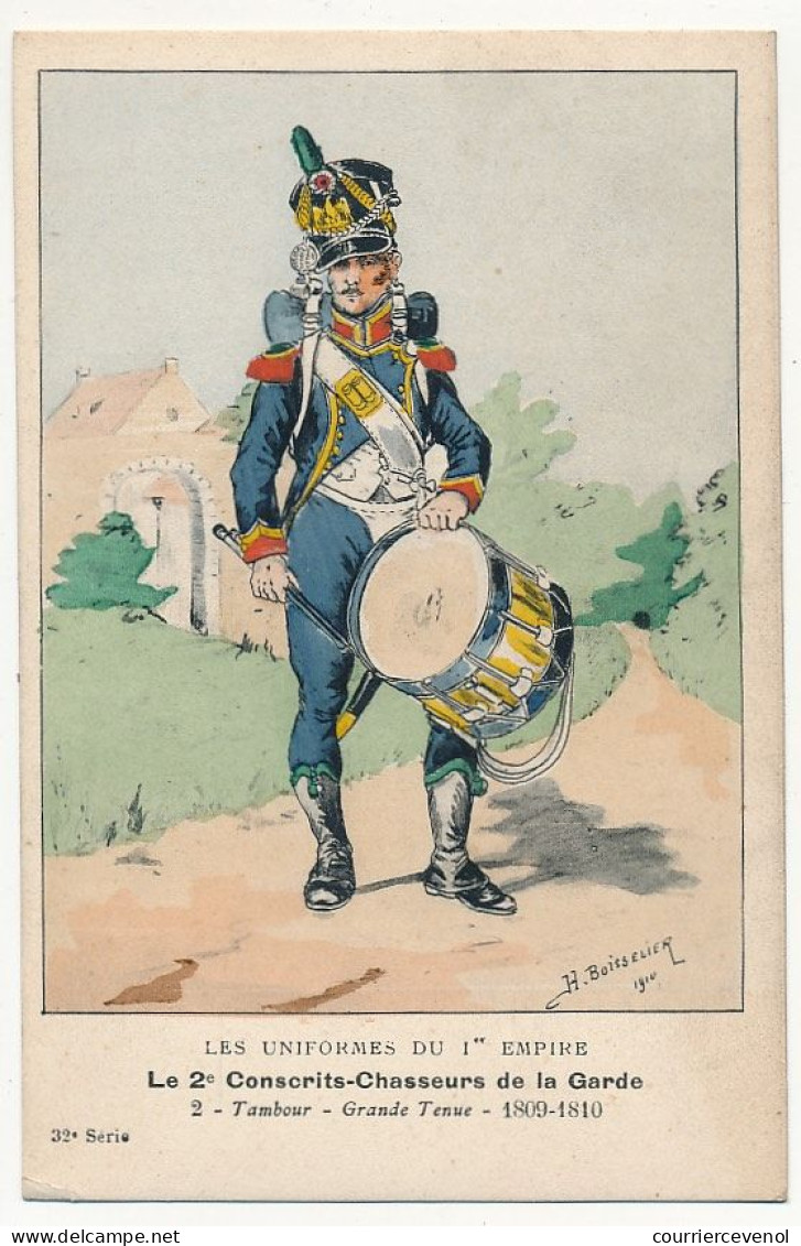 Uniformes 1er Empire - Le 2ème Conscrits-Chasseurs De La Garde - Tambour - Grande Tenue - 1809/10 - Uniforms
