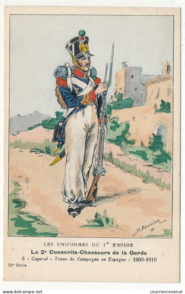 Uniformes 1er Empire - Le 2ème Conscrits-Chasseurs De La Garde - Caporal -Tenue De Campagne En Espagne 1809/10 - Uniformes