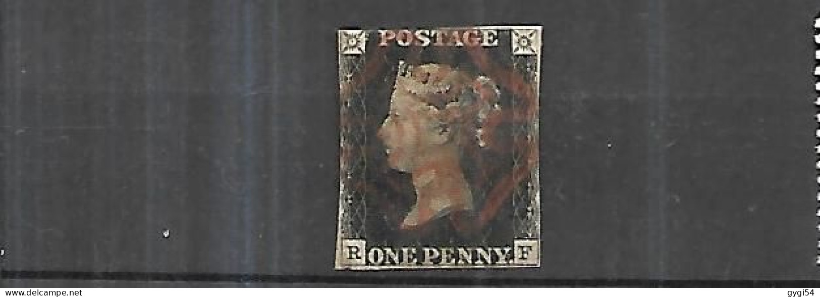 Grande -  Bretagne 1840 One Penny - Used Stamps