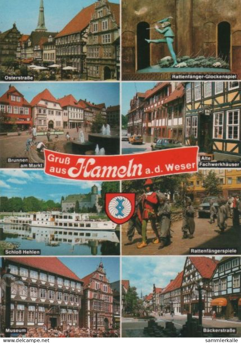 65258 - Hameln - U.a. Rattenfänger-Glockenspiel - 1984 - Hameln (Pyrmont)