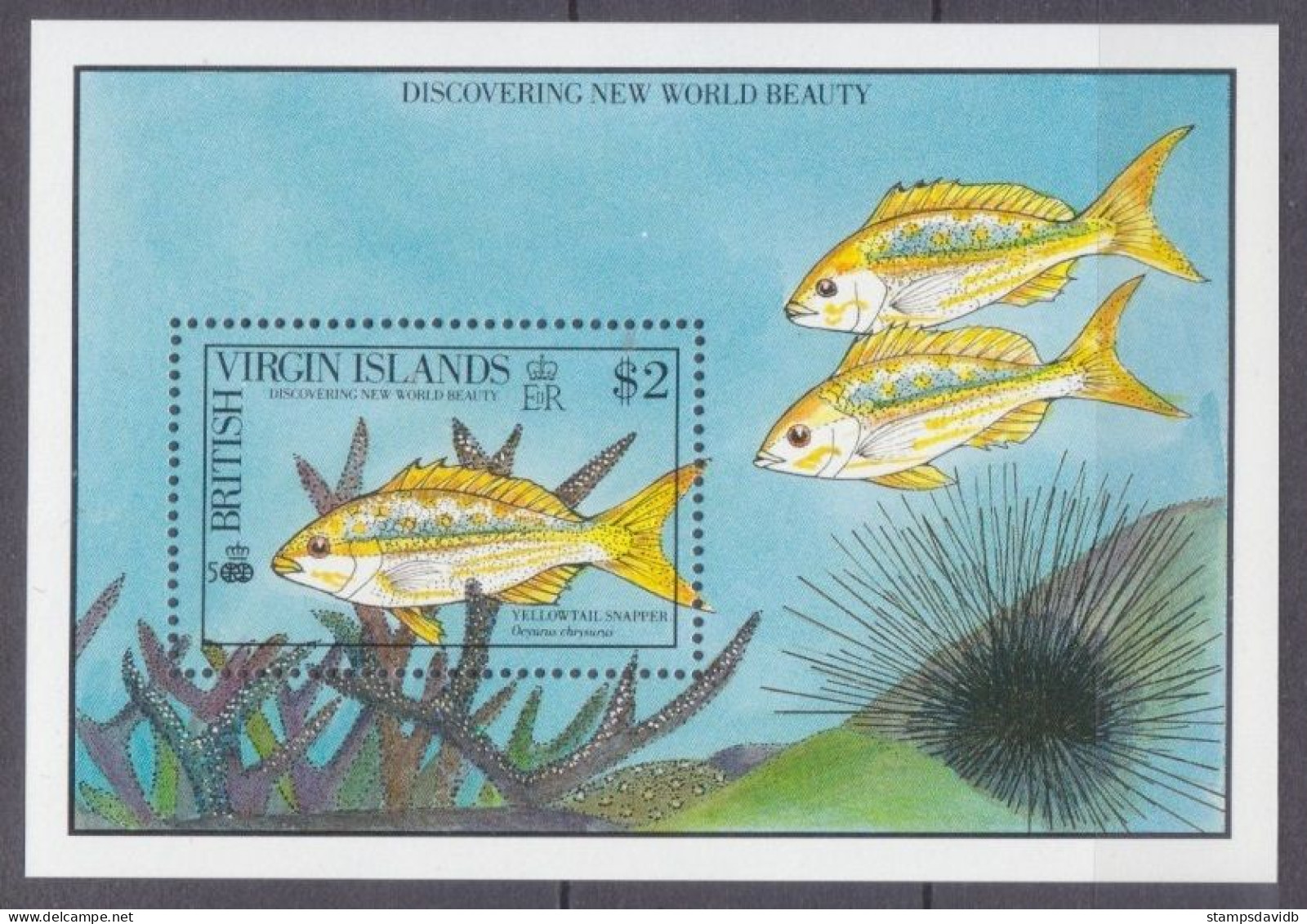 1990 British Virgin Islands 691/B63 Marine Fauna 9,50 € - Marine Life