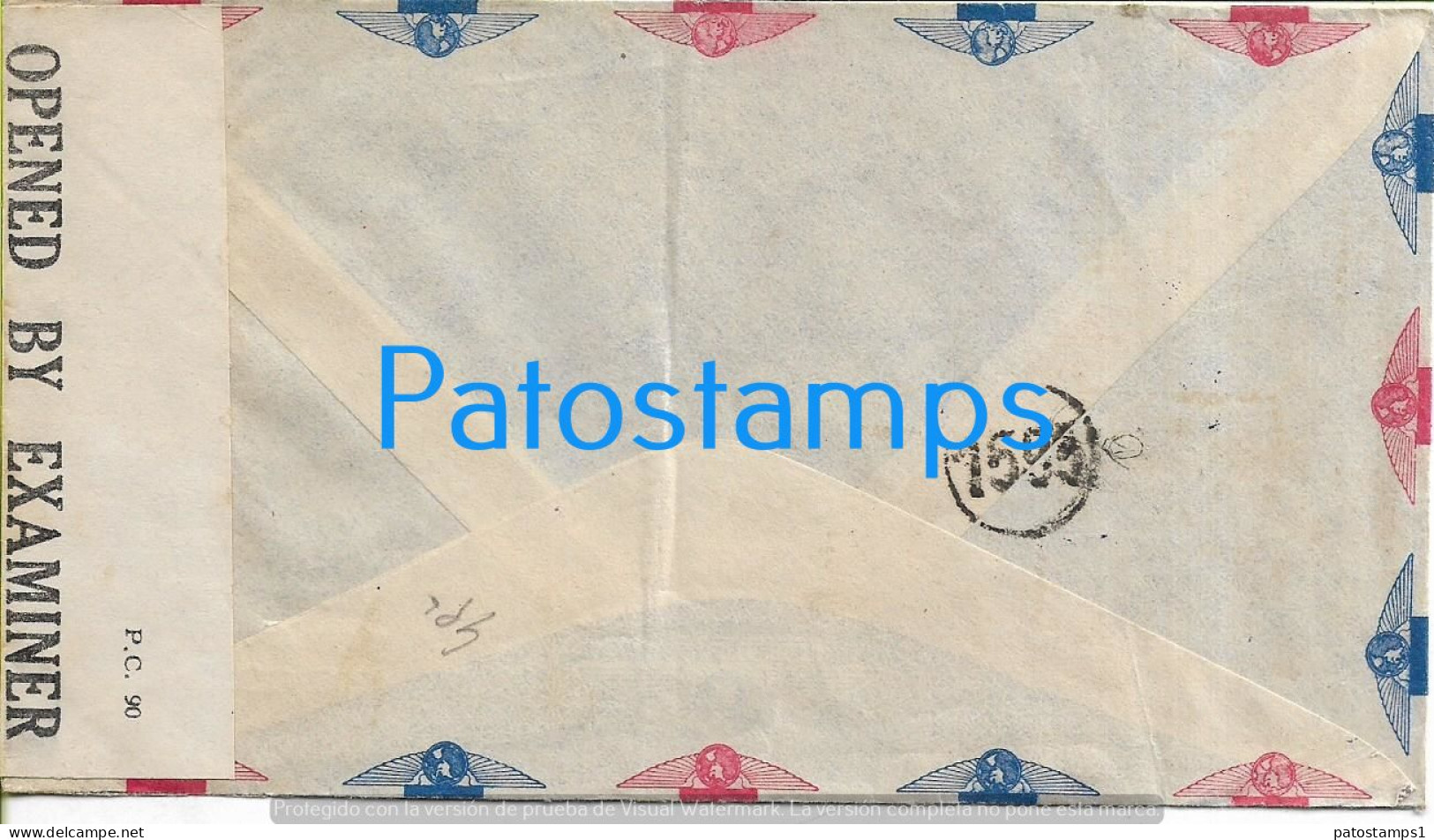 226371 VENEZUELA CARACAS COVER CANCEL CENSORED CIRCULATED TO ARGENTINA NO POSTCARD - Venezuela