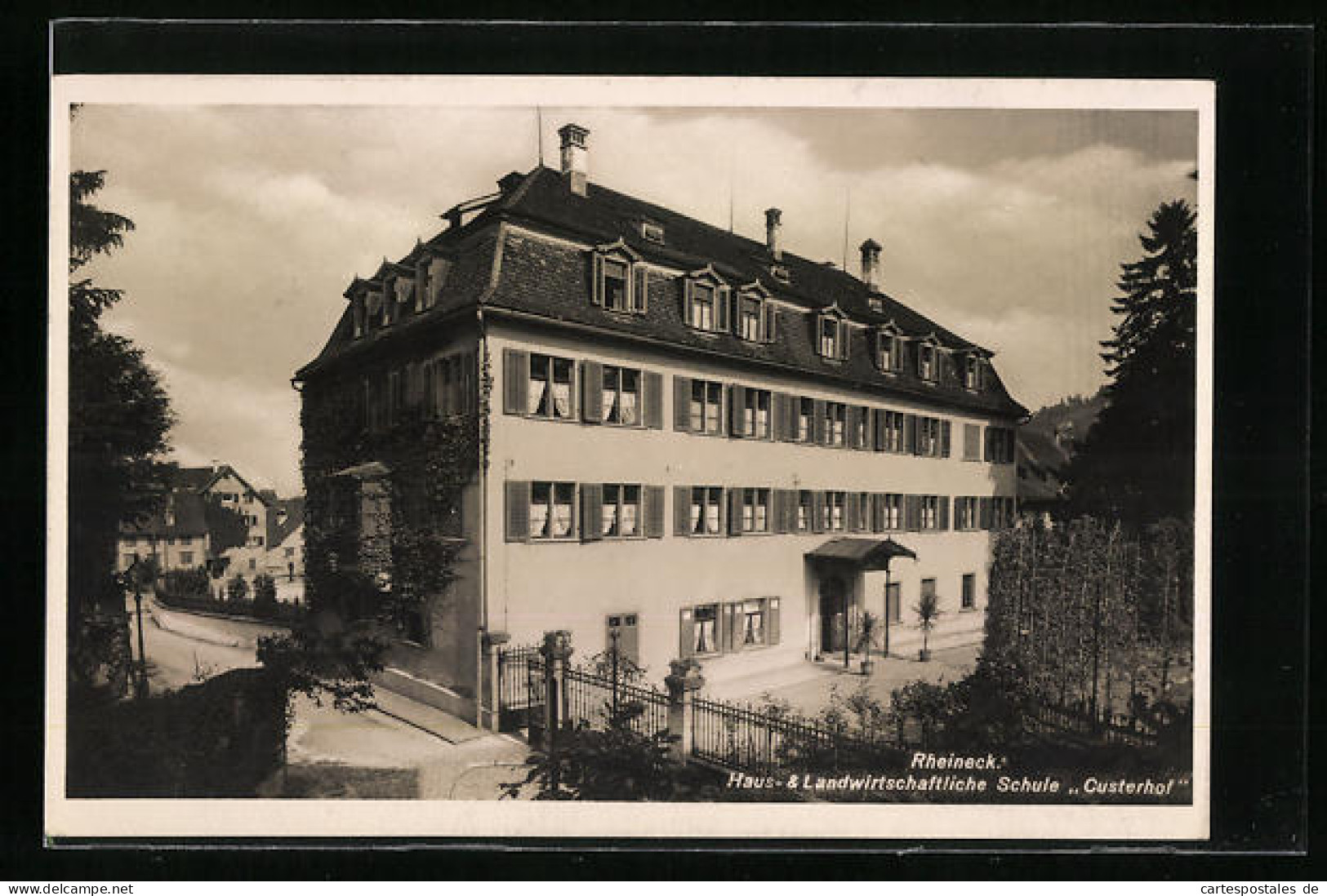AK Rheineck, Haus- & Landschaftliche Schule Custerhof  - Rheineck