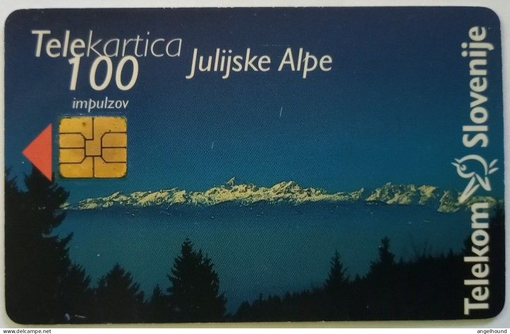Slovenia 100 Unit Chip Card - Julijske Alpe / Pap Telematika - Slovenië