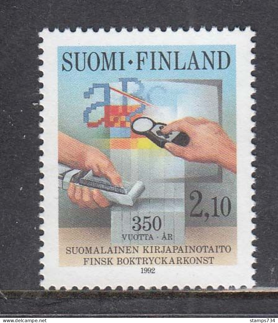 Finland 1992 - 350 Years Of Printing In Finland, Mi-Nr. 1194, MNH** - Neufs