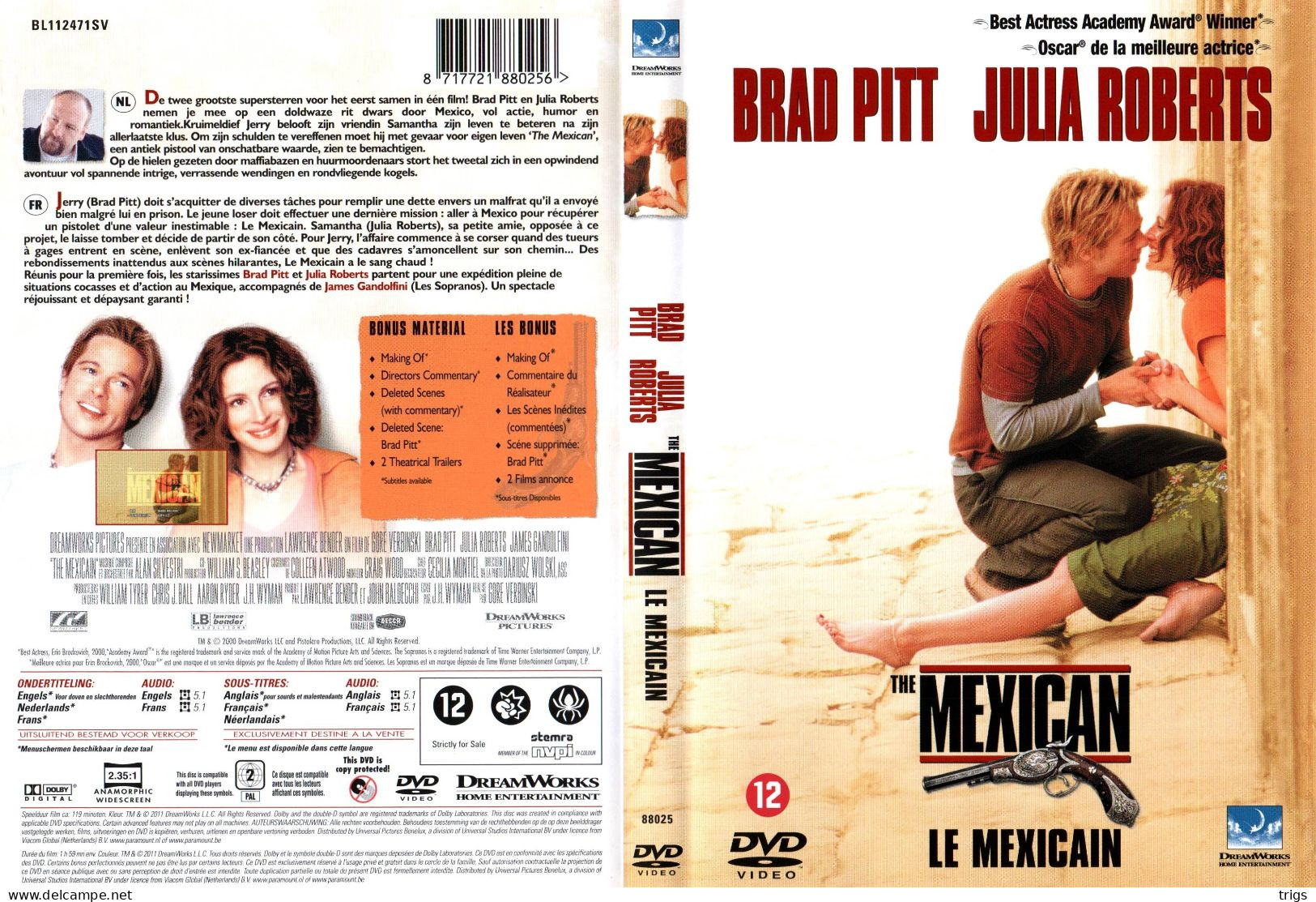 DVD - The Mexican - Acción, Aventura