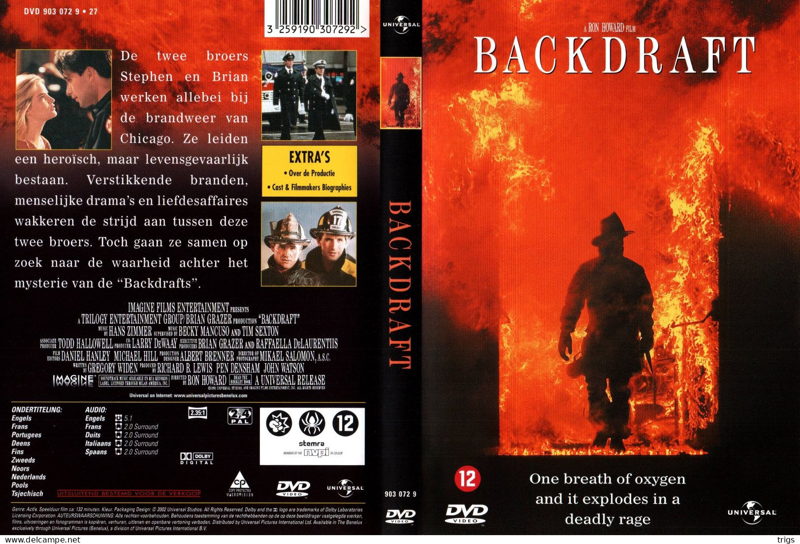 DVD - Backdraft - Krimis & Thriller