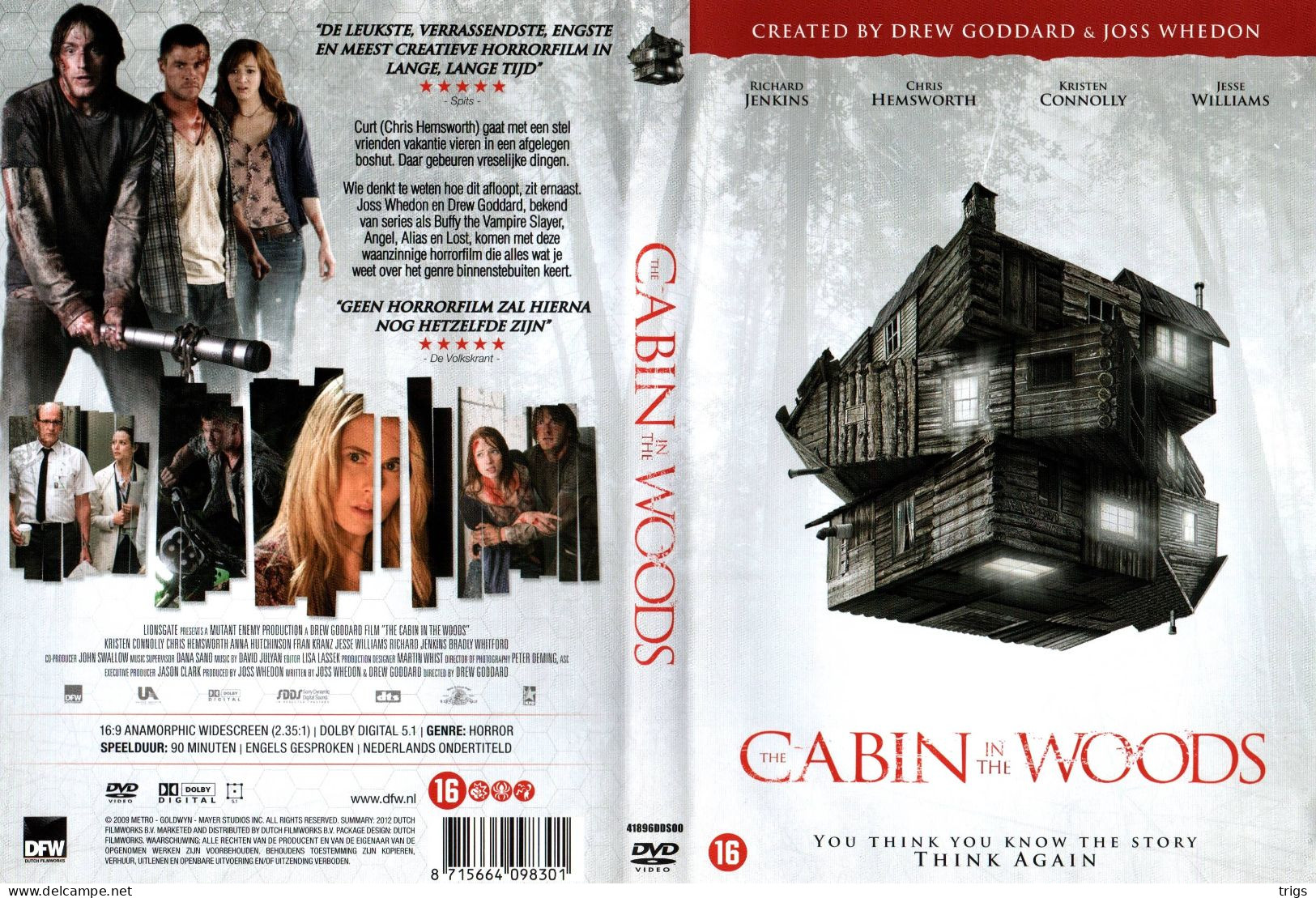 DVD - The Cabin In The Woods - Horror