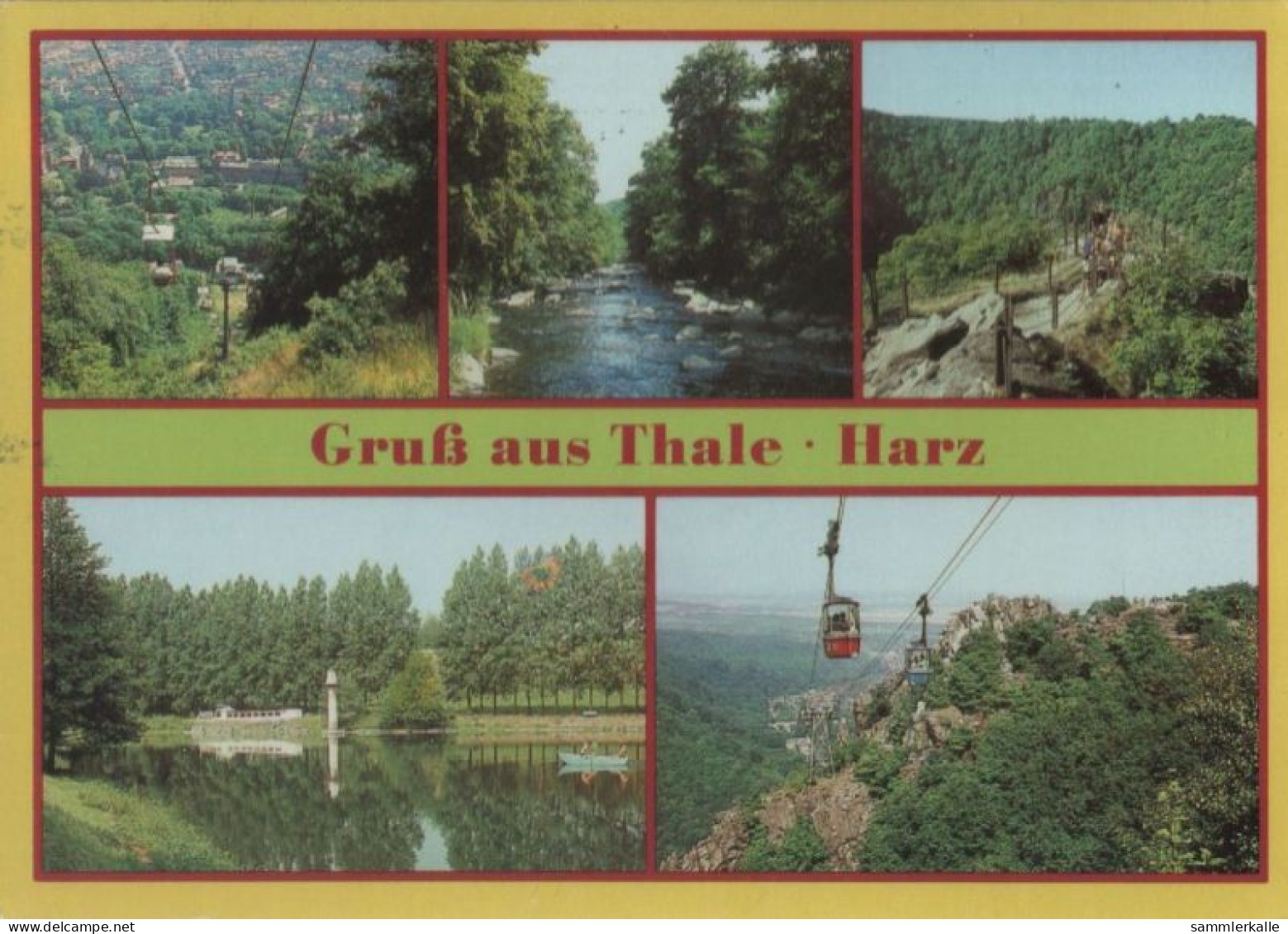 39090 - Thale - U.a. Sessellift - 1989 - Thale