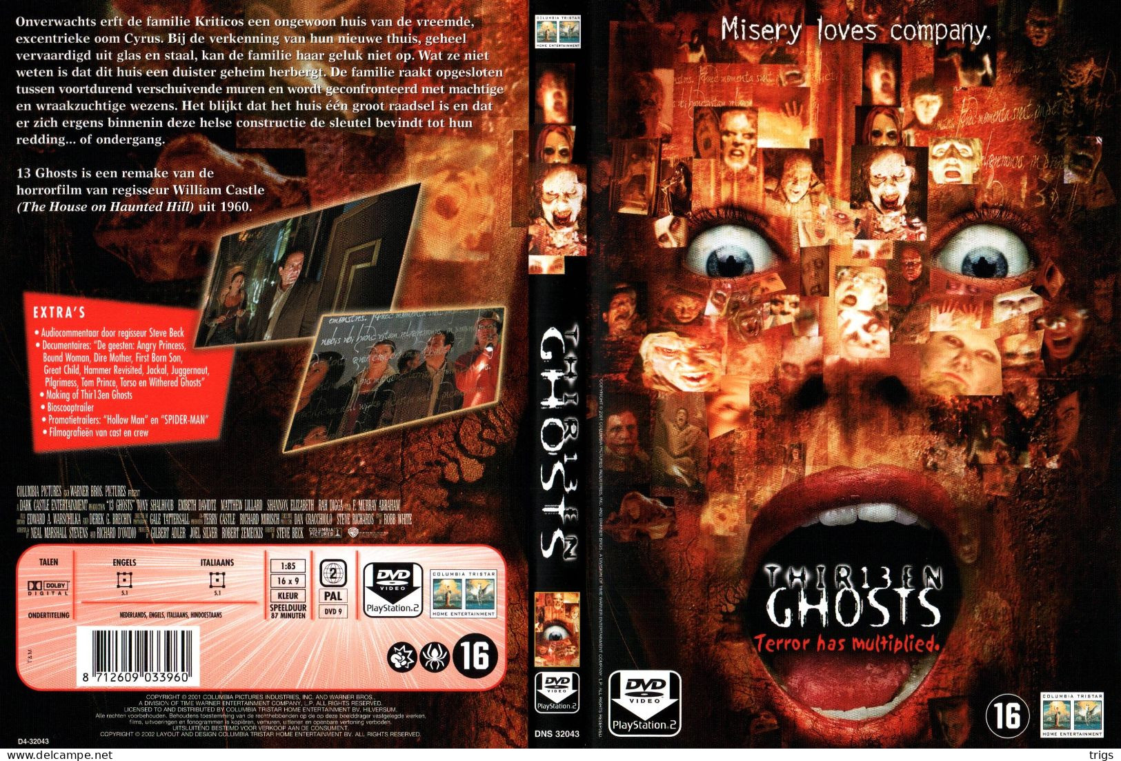 DVD - Thir13en Ghosts - Horror