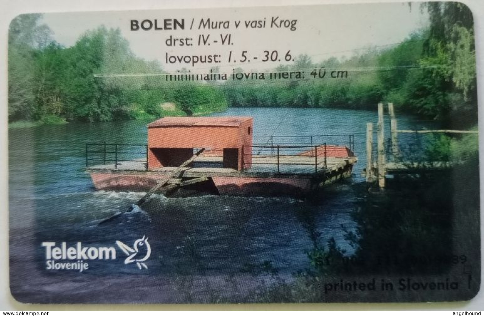 Slovenia 100 Unit Chip Card - Bolen / Mura V Vasi  Krog - Slovenië