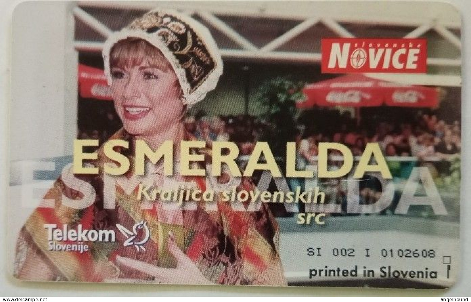 Slovenia 25 Unit Chip Card - Letecia Calderon / Esmeralda - Slowenien