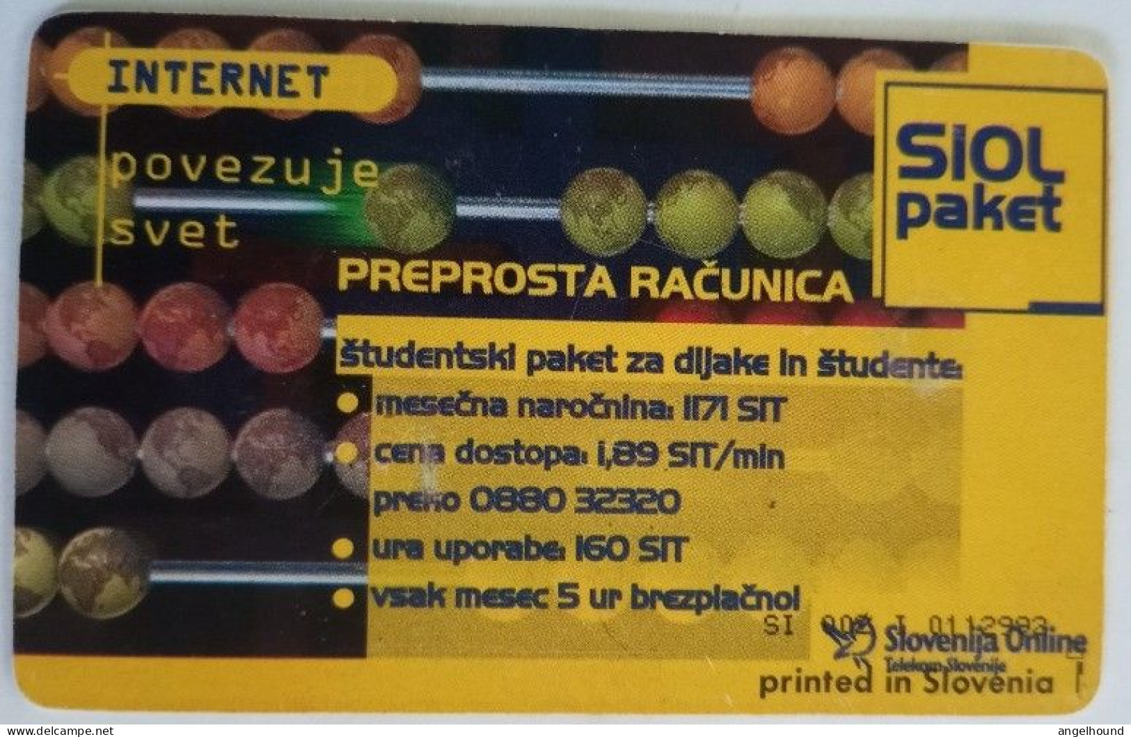 Slovenia 25 Unit Chip Card - Velikonocnica / Siol Paket - Slowenien