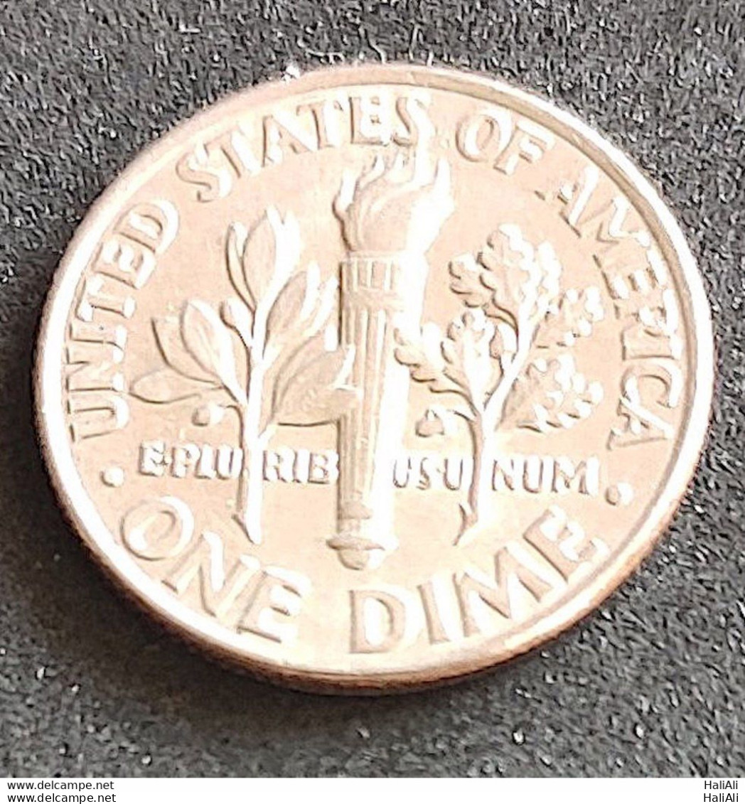 Coin United States Moeda Estados Unidos 2001 1 Dime 1 - Other & Unclassified