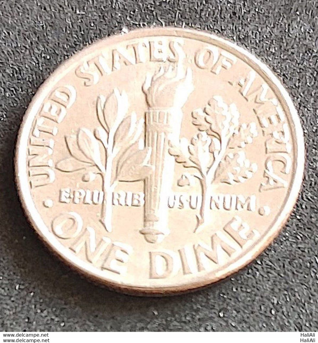 Coin United States Moeda Estados Unidos 2001 1 Dime 1 - Otros & Sin Clasificación