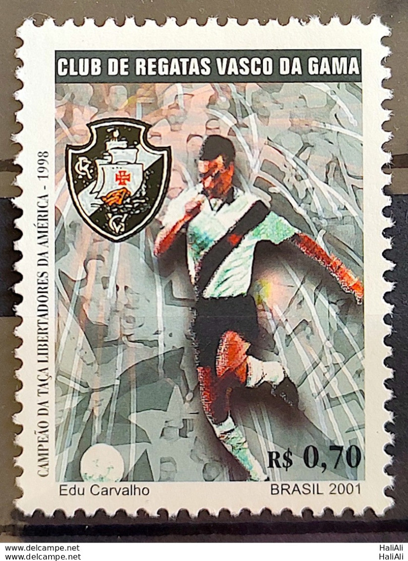 C 2401 Brazil Stamp Football Vasco Da Gama 2001 - Unused Stamps