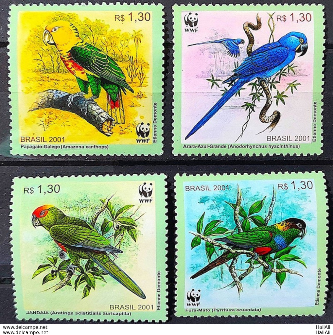 C 2382 Brazil Stamp Birds 2001 Separeted - Neufs