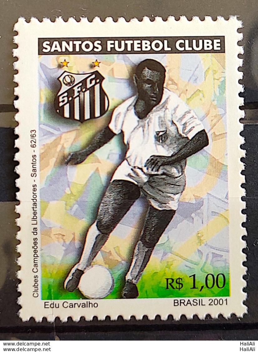 C 2376 Brazil Stamp Football Santos Pelé 2001 - Unused Stamps